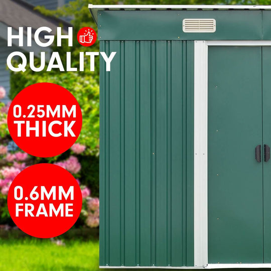 DSZ Product, feed-cond-new, feed-sl-DSZ Freight Payable, newWallaroo Garden Shed Flat 4Ftx6Ft Outdoor Storage Shelter - Green - Premium Home & Garden > Storage > Sheds from Wallaroo ! Shop Online Buy Now at S & D's Value Store Family Business Best Customer ServiceDSZ Product, feed-cond-new, feed-sl-DSZ Freight Payable, new