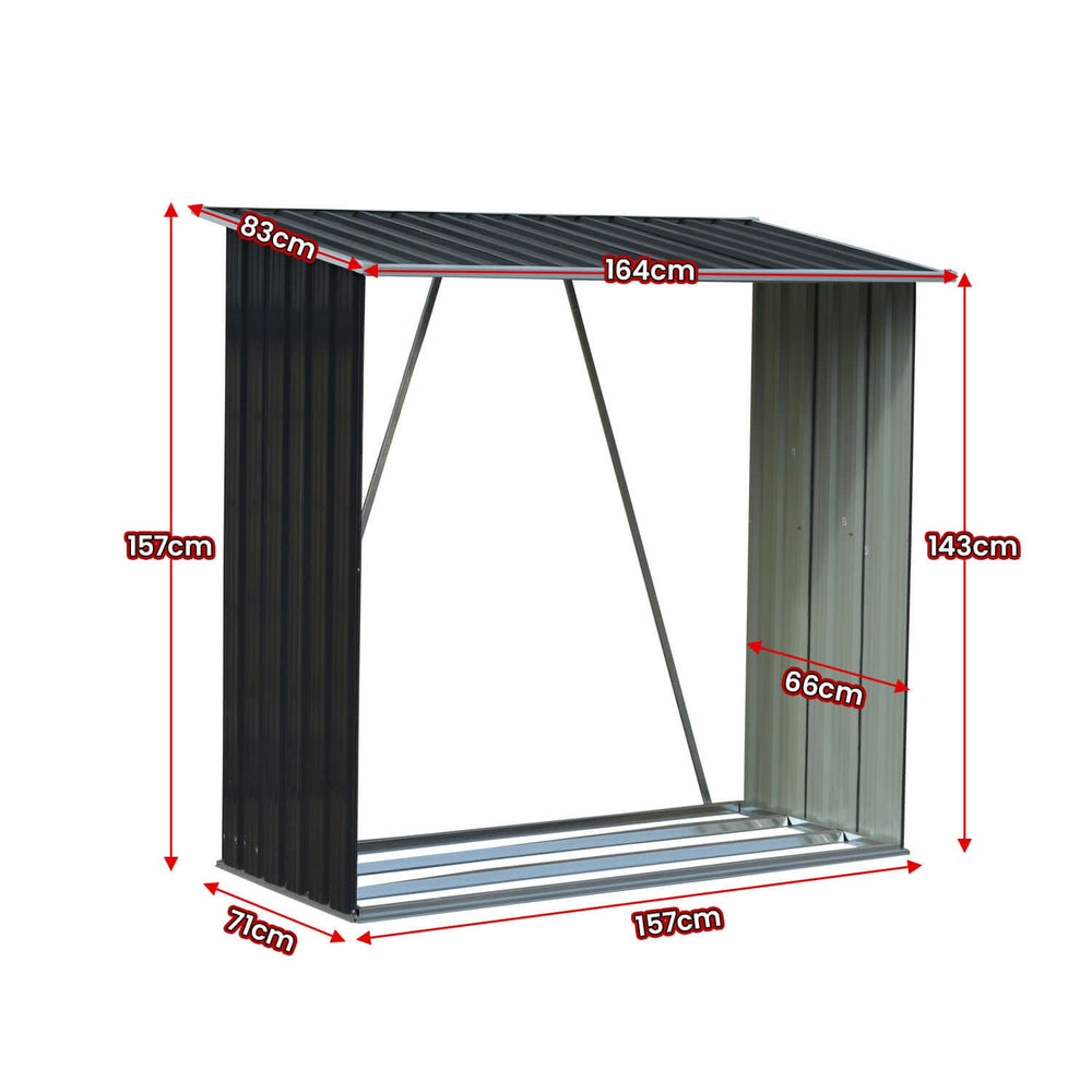 DSZ Product, feed-cond-new, feed-sl-DSZ Freight Payable, newWallaroo Wood Storage Shed Galvanized Steel - Black - Premium Home & Garden > Storage > Sheds from Wallaroo ! Shop Online Buy Now at S & D's Value Store Family Business Best Customer ServiceDSZ Product, feed-cond-new, feed-sl-DSZ Freight Payable, new