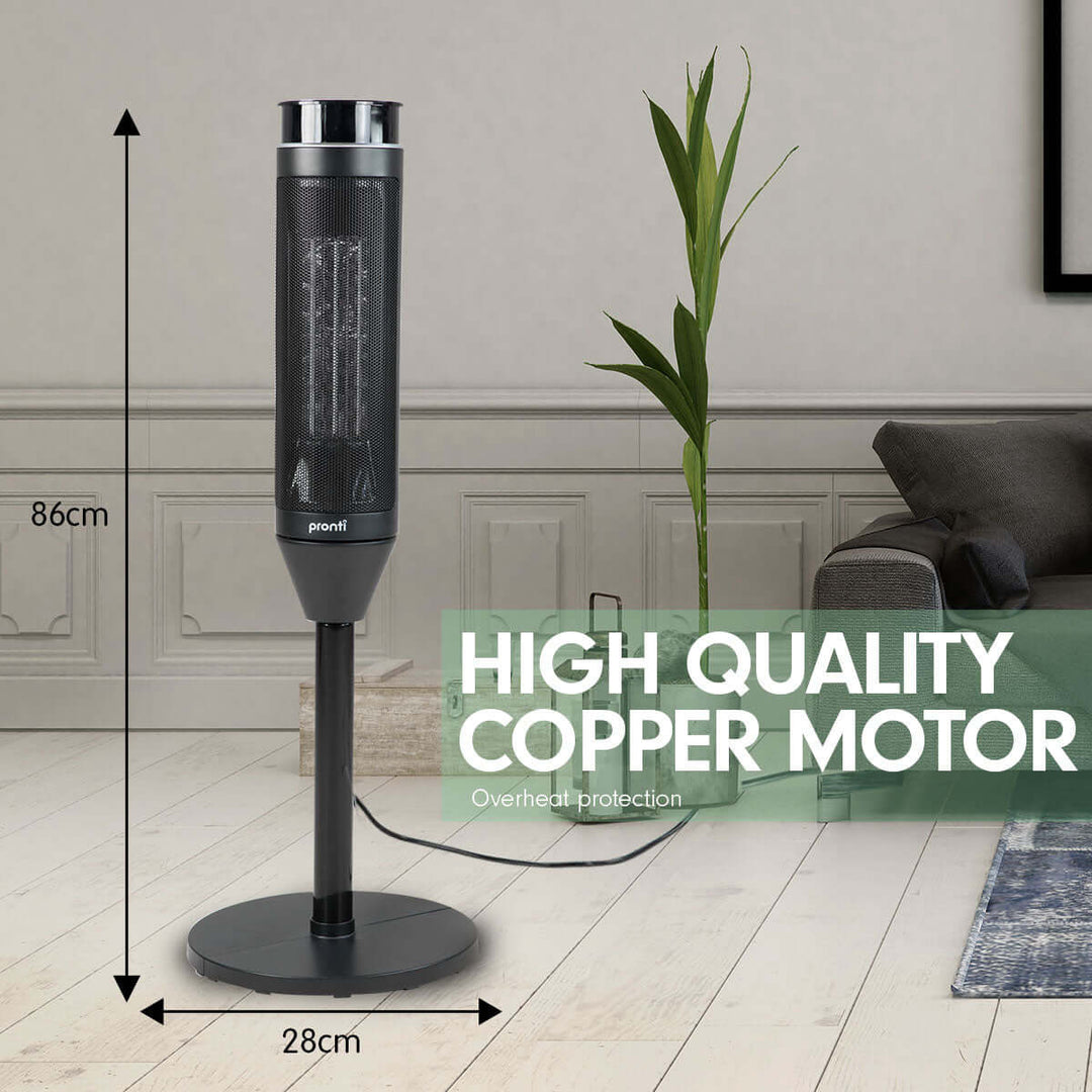 _label_, DSZ Product, feed-cond-new, feed-sl-free shipping, free-shipping, newPronti Electric Tower Heater 2000W Ceramic Portable Remote - Black - Premium Outdoor Recreation > Camping > Camping Appliances from Pronti ! Shop Online Buy Now at S & D's Value Store Family Business Best Customer Service_label_, DSZ Product, feed-cond-new, feed-sl-free shipping, free-shipping, new