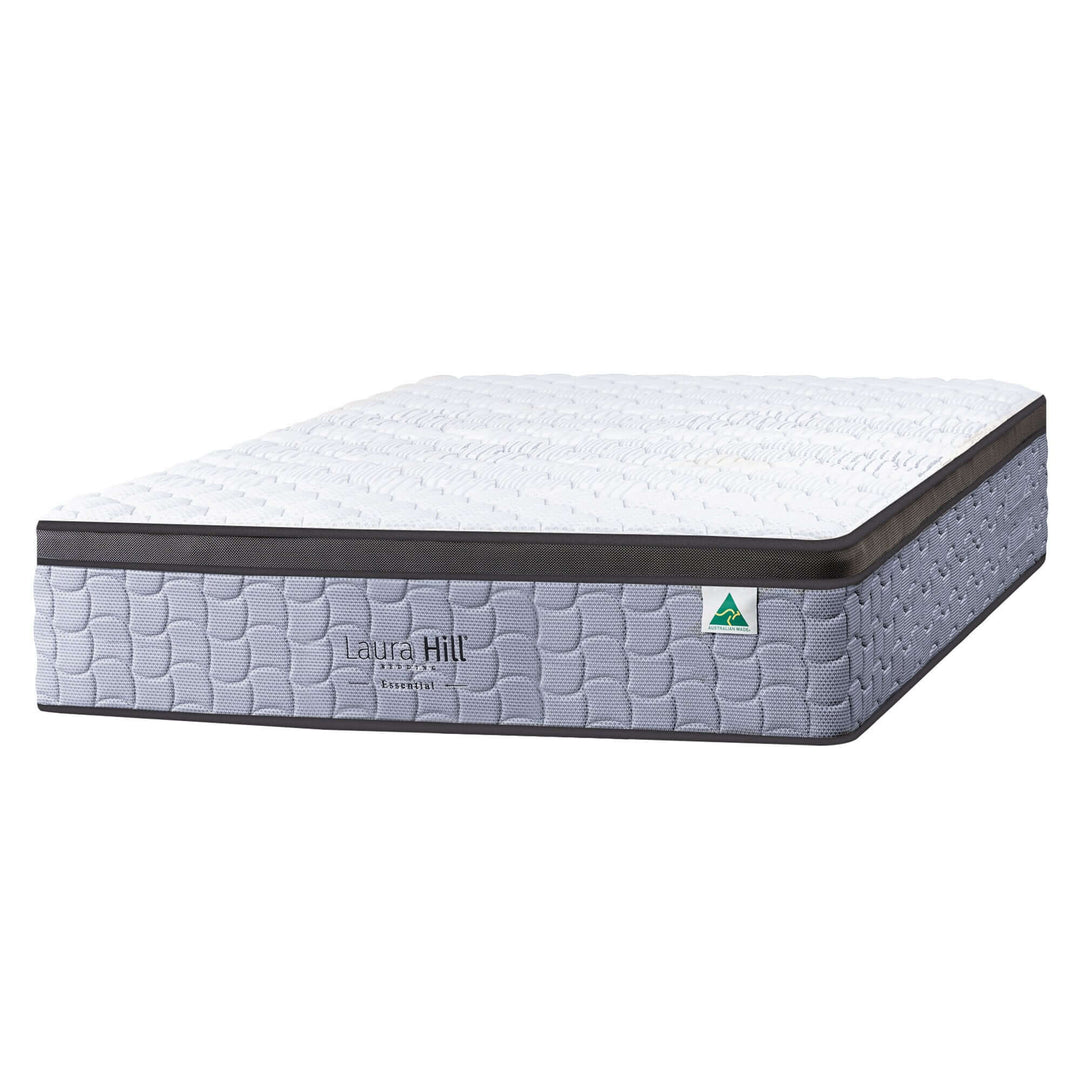 Laura Hill Essential King Mattress, Australian made, affordable luxury for quality sleep.