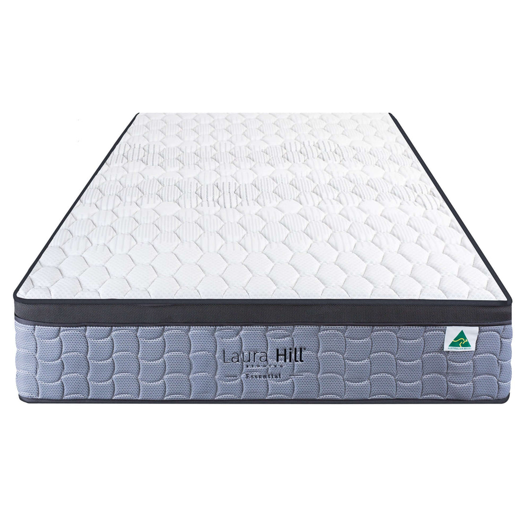 Laura Hill Essential King Premium Mattress with stretch knit top for luxurious comfort and support.