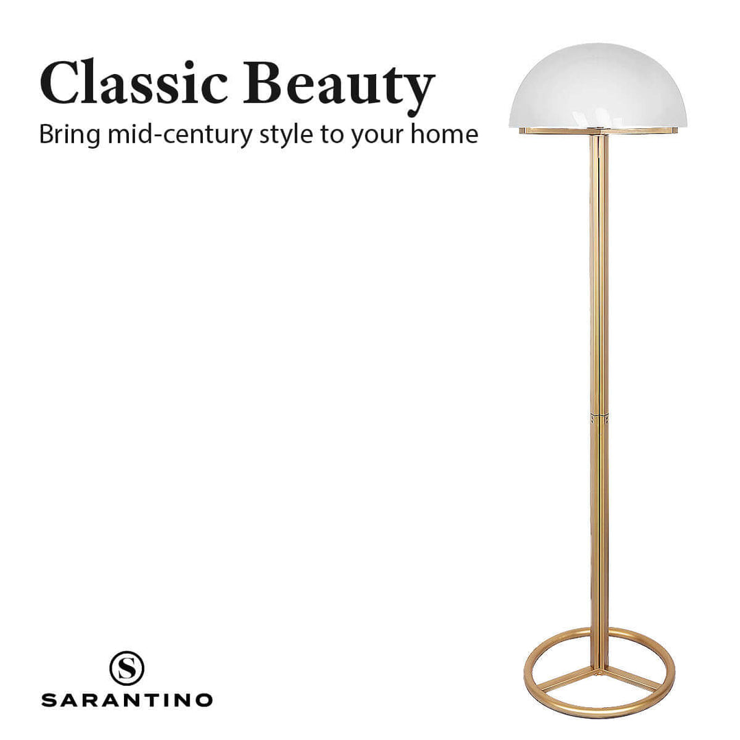 DSZ Product, feed-cond-new, feed-sl-DSZ Freight Payable, newSarantino Metal Floor Lamp With White Acrylic Shade By Sarantino - Premium Home & Garden > Lighting > Table Lamps from Sarantino ! Shop Online Buy Now at S & D's Value Store Family Business Best Customer ServiceDSZ Product, feed-cond-new, feed-sl-DSZ Freight Payable, new