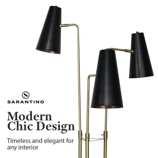 DSZ Product, feed-cond-new, feed-sl-DSZ Freight Payable, newSarantino Three Metal Shade Floor Lamp - Premium Home & Garden > Lighting > Table Lamps from Sarantino ! Shop Online Buy Now at S & D's Value Store Family Business Best Customer ServiceDSZ Product, feed-cond-new, feed-sl-DSZ Freight Payable, new