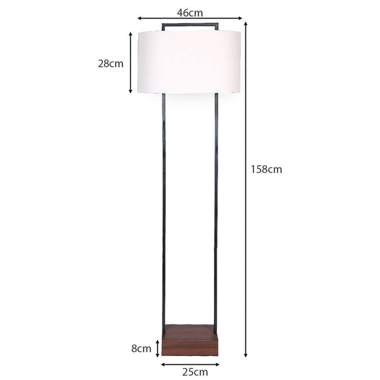 DSZ Product, feed-cond-new, feed-sl-DSZ Freight Payable, newSarantino Wood Floor Lamp In Cherry Finish - Premium Home & Garden > Lighting > Table Lamps from Sarantino ! Shop Online Buy Now at S & D's Value Store Family Business Best Customer ServiceDSZ Product, feed-cond-new, feed-sl-DSZ Freight Payable, new