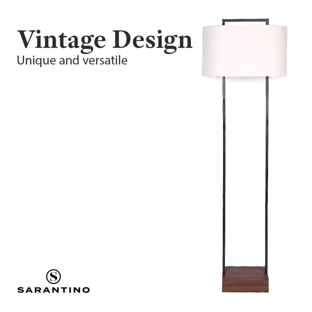 DSZ Product, feed-cond-new, feed-sl-DSZ Freight Payable, newSarantino Wood Floor Lamp In Cherry Finish - Premium Home & Garden > Lighting > Table Lamps from Sarantino ! Shop Online Buy Now at S & D's Value Store Family Business Best Customer ServiceDSZ Product, feed-cond-new, feed-sl-DSZ Freight Payable, new