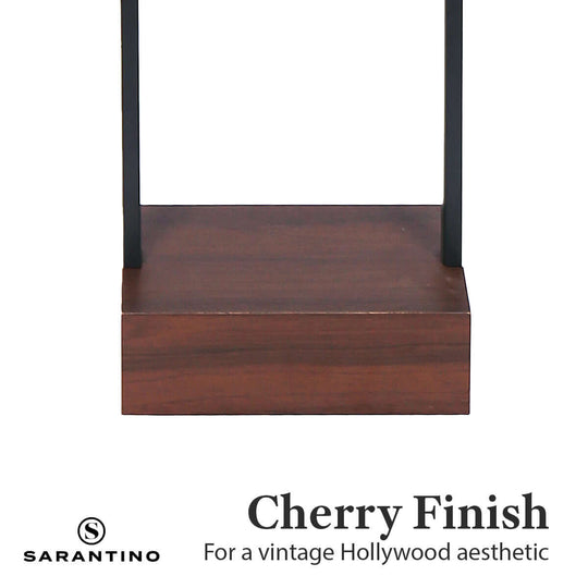 DSZ Product, feed-cond-new, feed-sl-DSZ Freight Payable, newSarantino Wood Floor Lamp In Cherry Finish - Premium Home & Garden > Lighting > Table Lamps from Sarantino ! Shop Online Buy Now at S & D's Value Store Family Business Best Customer ServiceDSZ Product, feed-cond-new, feed-sl-DSZ Freight Payable, new