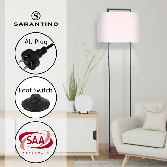 DSZ Product, feed-cond-new, feed-sl-DSZ Freight Payable, newSarantino Wood Floor Lamp In Cherry Finish - Premium Home & Garden > Lighting > Table Lamps from Sarantino ! Shop Online Buy Now at S & D's Value Store Family Business Best Customer ServiceDSZ Product, feed-cond-new, feed-sl-DSZ Freight Payable, new