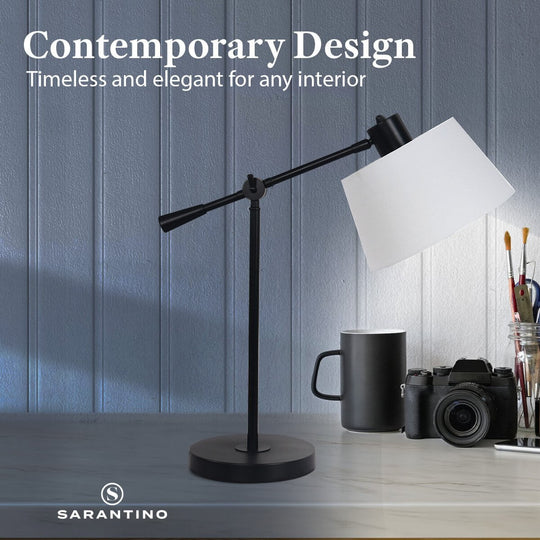 _label_, DSZ Product, feed-cond-new, feed-sl-free shipping, free-shippingSarantino Adjustable Metal Table Lamp In Black - Premium Home & Garden > Lighting > Table Lamps from Sarantino ! Shop Online Buy Now at S & D's Value Store Family Business Best Customer Service_label_, DSZ Product, feed-cond-new, feed-sl-free shipping, free-shipping