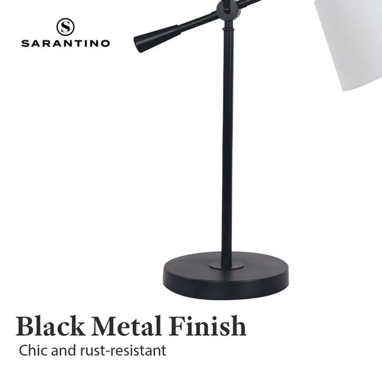 _label_, DSZ Product, feed-cond-new, feed-sl-free shipping, free-shippingSarantino Adjustable Metal Table Lamp In Black - Premium Home & Garden > Lighting > Table Lamps from Sarantino ! Shop Online Buy Now at S & D's Value Store Family Business Best Customer Service_label_, DSZ Product, feed-cond-new, feed-sl-free shipping, free-shipping