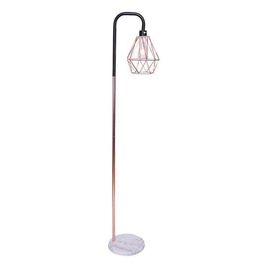 _label_, DSZ Product, feed-cond-new, feed-sl-free shipping, free-shippingSarantino Rose Gold Floor Lamp With Geometric Shade - Premium Home & Garden > Lighting > Table Lamps from Sarantino ! Shop Online Buy Now at S & D's Value Store Family Business Best Customer Service_label_, DSZ Product, feed-cond-new, feed-sl-free shipping, free-shipping