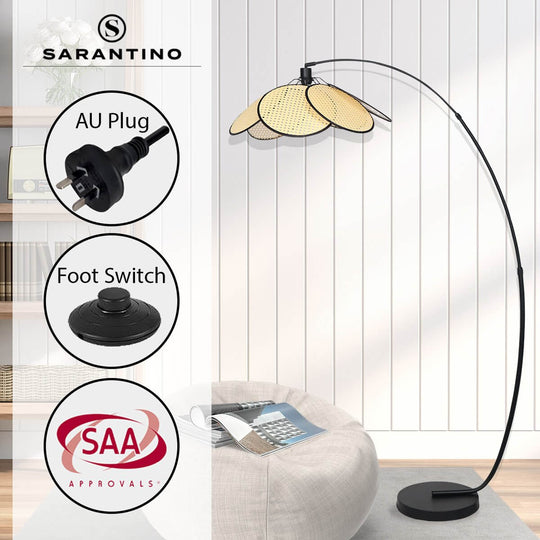 DSZ Product, feed-cond-new, feed-sl-DSZ Freight Payable, newSarantino Minimalist Synthetic Rattan Floor Lamp - Premium Home & Garden > Lighting > Table Lamps from Sarantino ! Shop Online Buy Now at S & D's Value Store Family Business Best Customer ServiceDSZ Product, feed-cond-new, feed-sl-DSZ Freight Payable, new