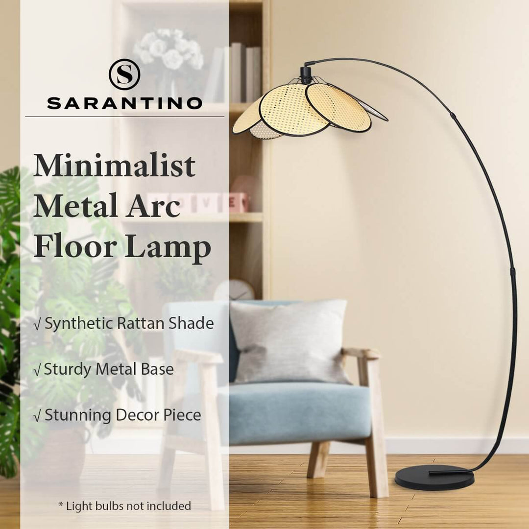 DSZ Product, feed-cond-new, feed-sl-DSZ Freight Payable, newSarantino Minimalist Synthetic Rattan Floor Lamp - Premium Home & Garden > Lighting > Table Lamps from Sarantino ! Shop Online Buy Now at S & D's Value Store Family Business Best Customer ServiceDSZ Product, feed-cond-new, feed-sl-DSZ Freight Payable, new