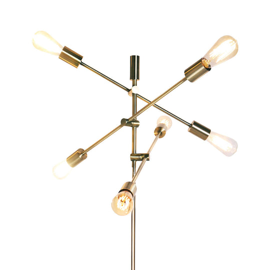 _label_, DSZ Product, feed-cond-new, feed-sl-free shipping, free-shipping, newSarantino 6 - Light Metal Sputnik Floor Lamp - Premium Home & Garden > Lighting > Night Lights & Ambient Lighting from Sarantino ! Shop Online Buy Now at S & D's Value Store Family Business Best Customer Service_label_, DSZ Product, feed-cond-new, feed-sl-free shipping, free-shipping, new