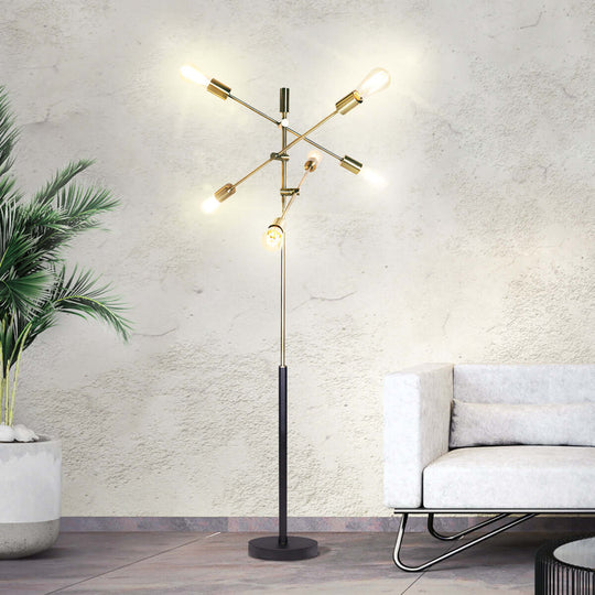 _label_, DSZ Product, feed-cond-new, feed-sl-free shipping, free-shipping, newSarantino 6 - Light Metal Sputnik Floor Lamp - Premium Home & Garden > Lighting > Night Lights & Ambient Lighting from Sarantino ! Shop Online Buy Now at S & D's Value Store Family Business Best Customer Service_label_, DSZ Product, feed-cond-new, feed-sl-free shipping, free-shipping, new