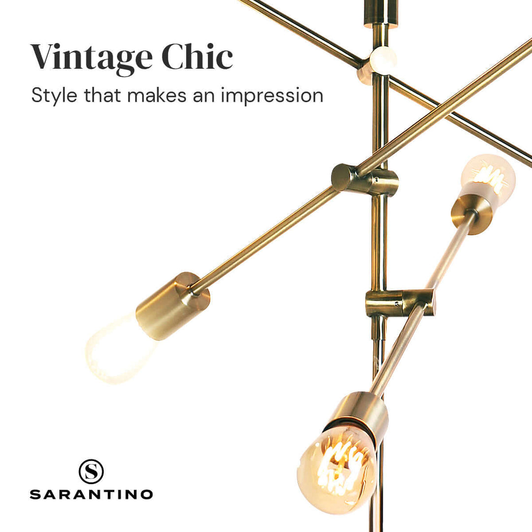 _label_, DSZ Product, feed-cond-new, feed-sl-free shipping, free-shipping, newSarantino 6 - Light Metal Sputnik Floor Lamp - Premium Home & Garden > Lighting > Night Lights & Ambient Lighting from Sarantino ! Shop Online Buy Now at S & D's Value Store Family Business Best Customer Service_label_, DSZ Product, feed-cond-new, feed-sl-free shipping, free-shipping, new