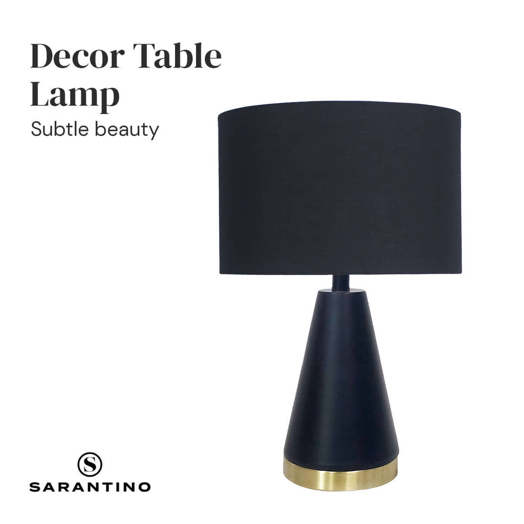 _label_, DSZ Product, feed-cond-new, feed-sl-free shipping, free-shippingSarantino Metal Table Lamp In Black And Gold - Premium Home & Garden > Lighting > Table Lamps from Sarantino ! Shop Online Buy Now at S & D's Value Store Family Business Best Customer Service_label_, DSZ Product, feed-cond-new, feed-sl-free shipping, free-shipping