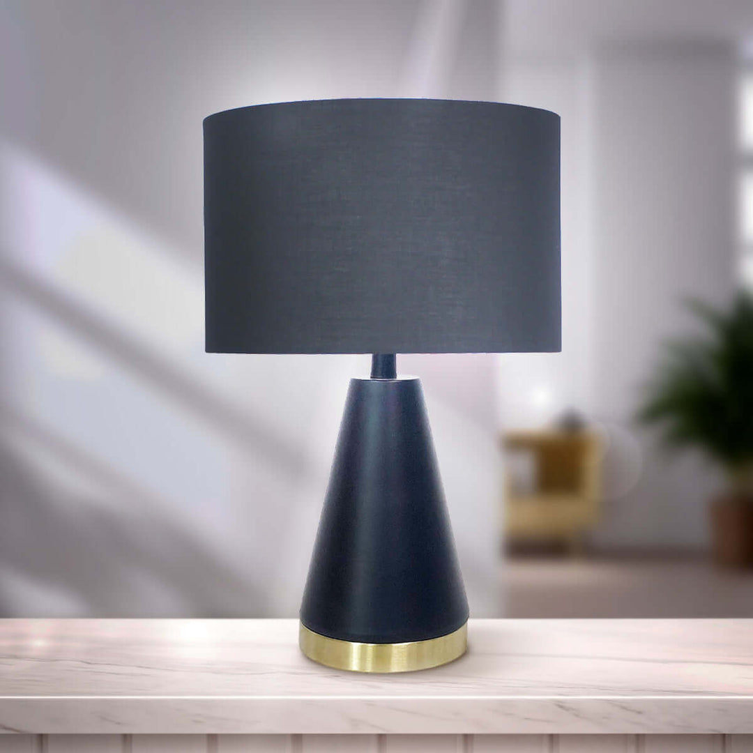 _label_, DSZ Product, feed-cond-new, feed-sl-free shipping, free-shippingSarantino Metal Table Lamp In Black And Gold - Premium Home & Garden > Lighting > Table Lamps from Sarantino ! Shop Online Buy Now at S & D's Value Store Family Business Best Customer Service_label_, DSZ Product, feed-cond-new, feed-sl-free shipping, free-shipping