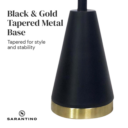 _label_, DSZ Product, feed-cond-new, feed-sl-free shipping, free-shippingSarantino Metal Table Lamp In Black And Gold - Premium Home & Garden > Lighting > Table Lamps from Sarantino ! Shop Online Buy Now at S & D's Value Store Family Business Best Customer Service_label_, DSZ Product, feed-cond-new, feed-sl-free shipping, free-shipping