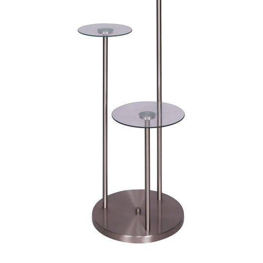 _label_, DSZ Product, feed-cond-new, feed-sl-free shipping, free-shipping, newSarantino Metal Floor Lamp With Glass Shelves - Premium Home & Garden > Lighting > Table Lamps from Sarantino ! Shop Online Buy Now at S & D's Value Store Family Business Best Customer Service_label_, DSZ Product, feed-cond-new, feed-sl-free shipping, free-shipping, new