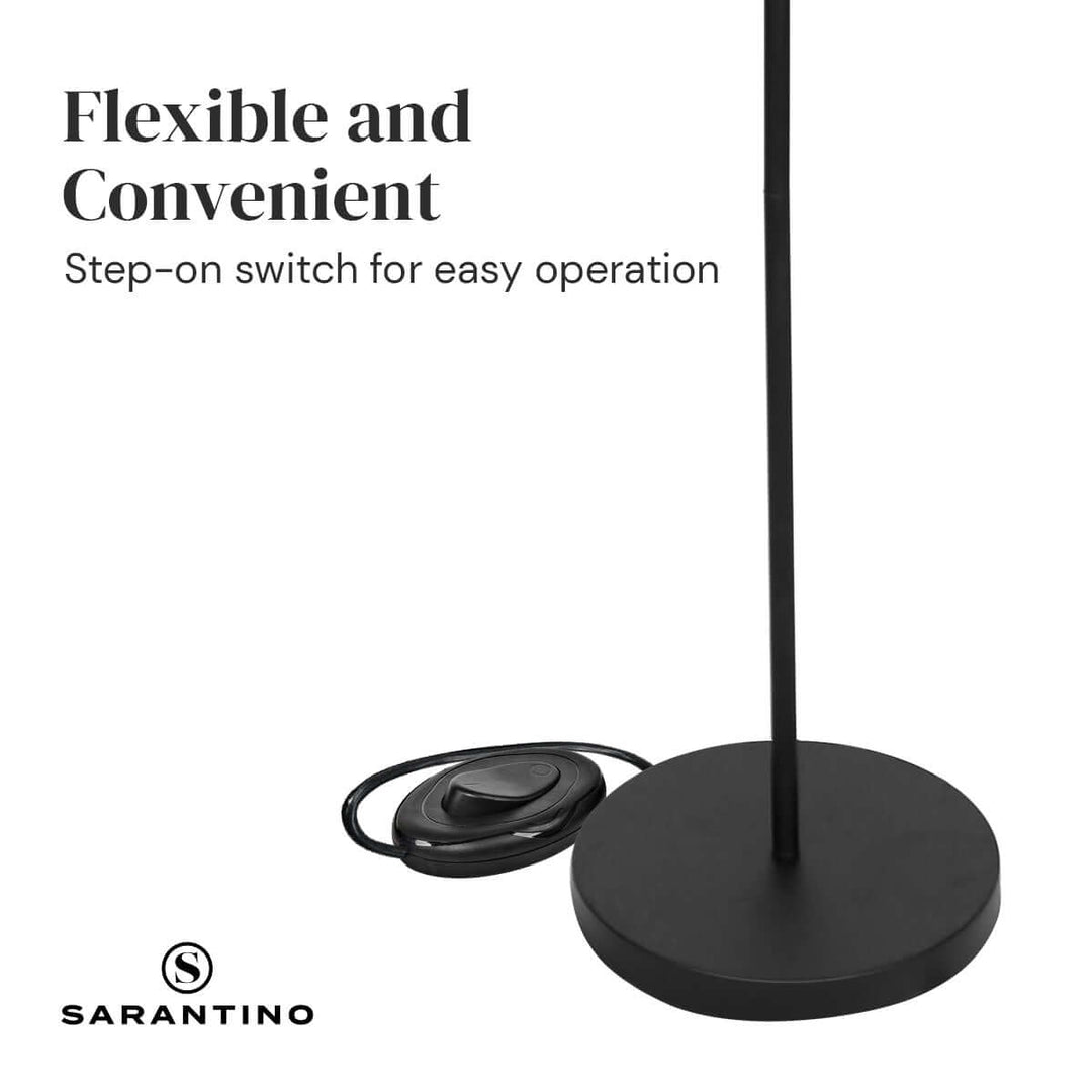 _label_, DSZ Product, feed-cond-new, feed-sl-free shipping, free-shippingSarantino 3 - Light Black Metal Floor Lamp - Premium Home & Garden > Lighting > Table Lamps from Sarantino ! Shop Online Buy Now at S & D's Value Store Family Business Best Customer Service_label_, DSZ Product, feed-cond-new, feed-sl-free shipping, free-shipping