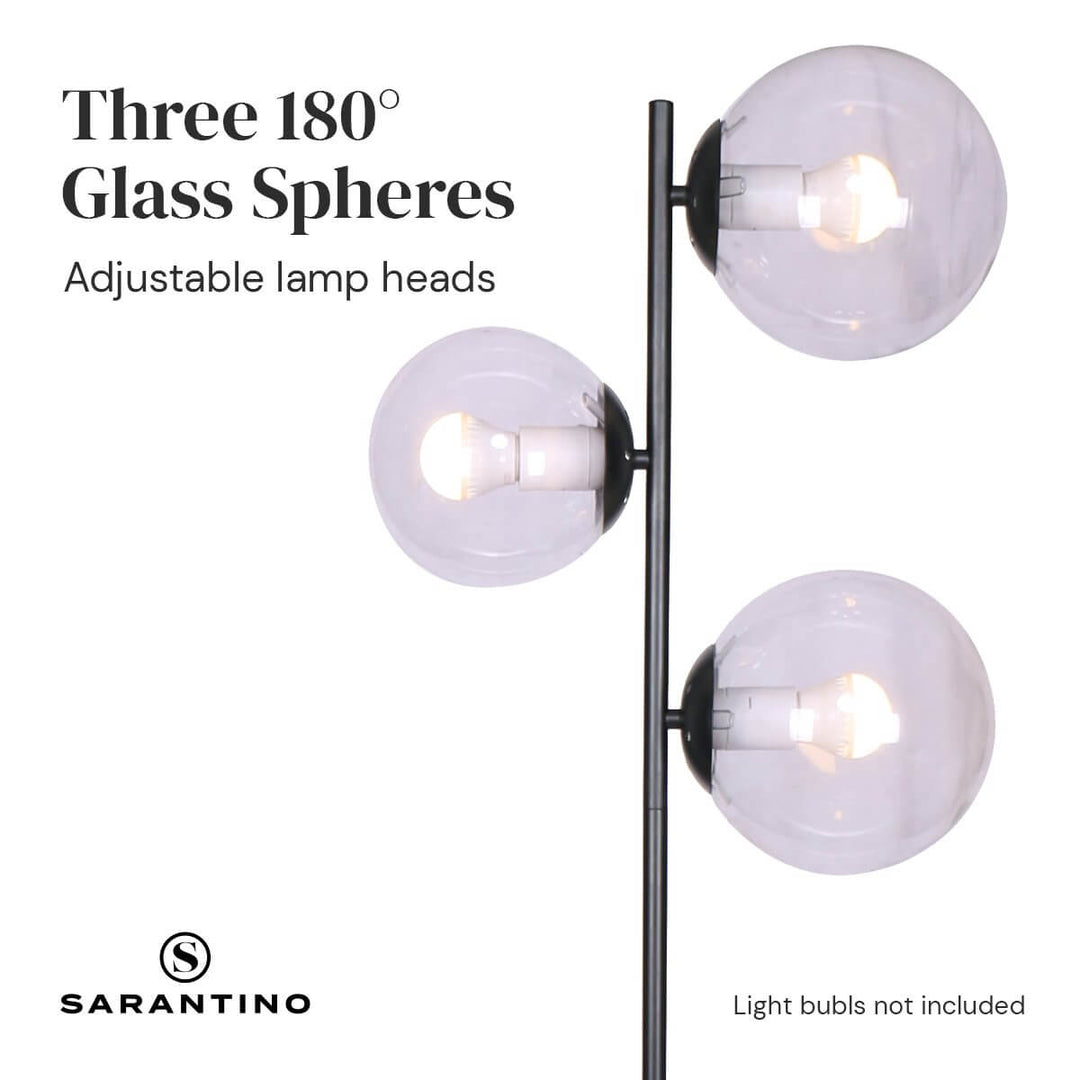 _label_, DSZ Product, feed-cond-new, feed-sl-free shipping, free-shippingSarantino 3 - Light Black Metal Floor Lamp - Premium Home & Garden > Lighting > Table Lamps from Sarantino ! Shop Online Buy Now at S & D's Value Store Family Business Best Customer Service_label_, DSZ Product, feed-cond-new, feed-sl-free shipping, free-shipping