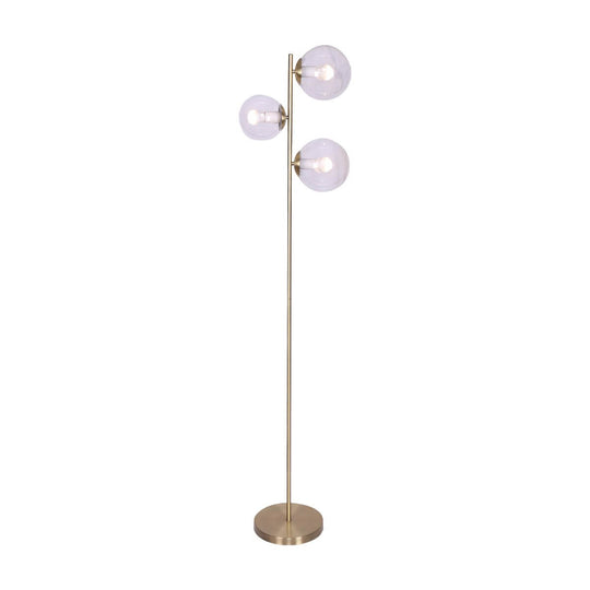 _label_, DSZ Product, feed-cond-new, feed-sl-free shipping, free-shippingSarantino 3 - Light Gold Metal Floor Lamp With Glass Shades - Premium Home & Garden > Lighting > Night Lights & Ambient Lighting from Sarantino ! Shop Online Buy Now at S & D's Value Store Family Business Best Customer Service_label_, DSZ Product, feed-cond-new, feed-sl-free shipping, free-shipping