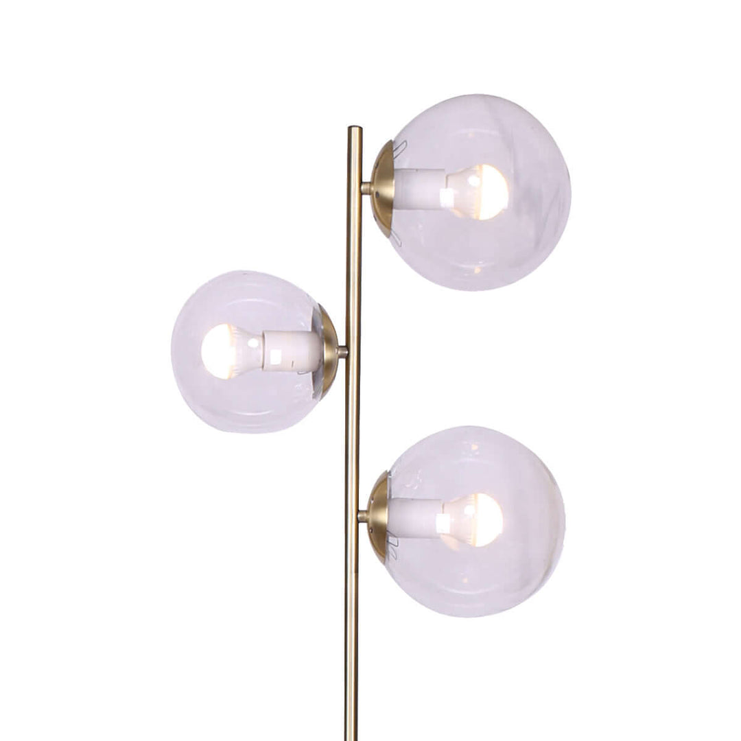 _label_, DSZ Product, feed-cond-new, feed-sl-free shipping, free-shippingSarantino 3 - Light Gold Metal Floor Lamp With Glass Shades - Premium Home & Garden > Lighting > Night Lights & Ambient Lighting from Sarantino ! Shop Online Buy Now at S & D's Value Store Family Business Best Customer Service_label_, DSZ Product, feed-cond-new, feed-sl-free shipping, free-shipping