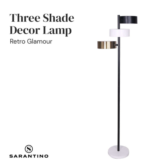 _label_, DSZ Product, feed-cond-new, feed-sl-free shipping, free-shipping, newSarantino Metal Floor Lamp With 3 Swirl Shades - Premium Home & Garden > Lighting > Night Lights & Ambient Lighting from Sarantino ! Shop Online Buy Now at S & D's Value Store Family Business Best Customer Service_label_, DSZ Product, feed-cond-new, feed-sl-free shipping, free-shipping, new