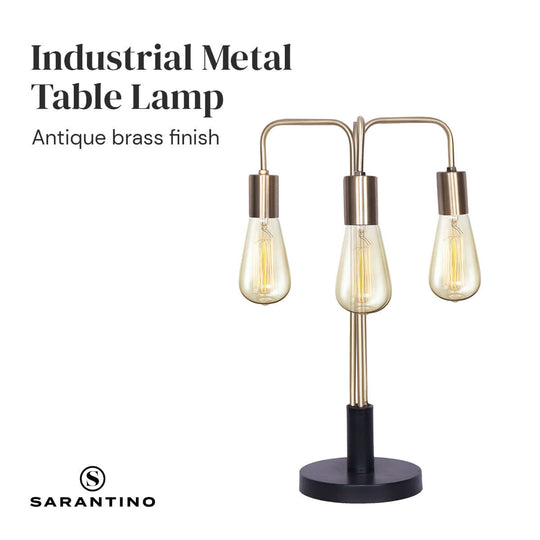 _label_, DSZ Product, feed-cond-new, feed-sl-free shipping, free-shippingSarantino Exposed Bulb Industrial Table Lamp - Premium Home & Garden > Lighting > Table Lamps from Sarantino ! Shop Online Buy Now at S & D's Value Store Family Business Best Customer Service_label_, DSZ Product, feed-cond-new, feed-sl-free shipping, free-shipping