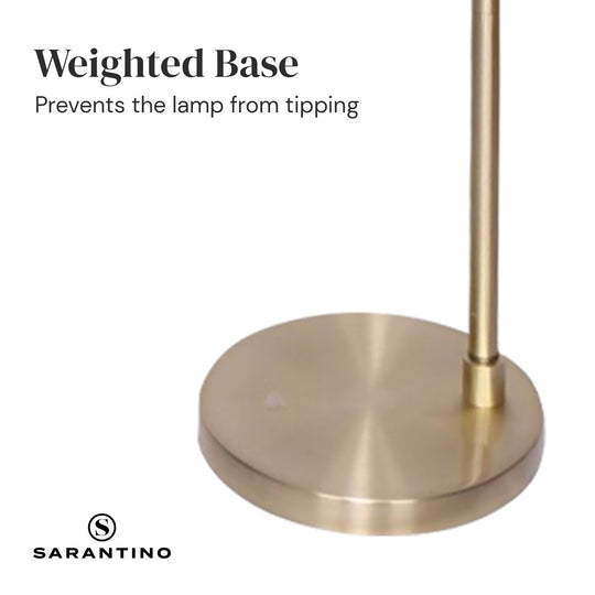 _label_, DSZ Product, feed-cond-new, feed-sl-free shipping, free-shipping, newSarantino Metal Floor Lamp Brass Finish Adjustable Height - Premium Furniture > Bathroom > Shower Heads & Screens from Sarantino ! Shop Online Buy Now at S & D's Value Store Family Business Best Customer Service_label_, DSZ Product, feed-cond-new, feed-sl-free shipping, free-shipping, new