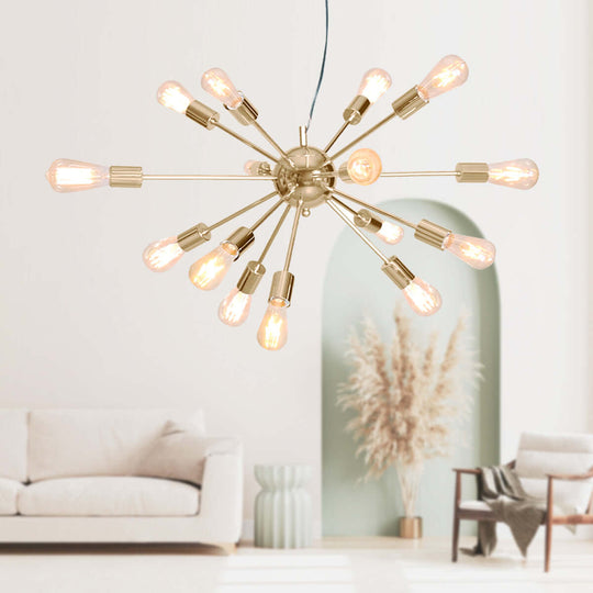 _label_, DSZ Product, feed-cond-new, feed-sl-free shipping, free-shipping, newSarantino 15 - Light Sputnik Chandelier In Brass Finish - Premium Home & Garden > DIY > Kitchen & Bathroom DIY from Sarantino ! Shop Online Buy Now at S & D's Value Store Family Business Best Customer Service_label_, DSZ Product, feed-cond-new, feed-sl-free shipping, free-shipping, new