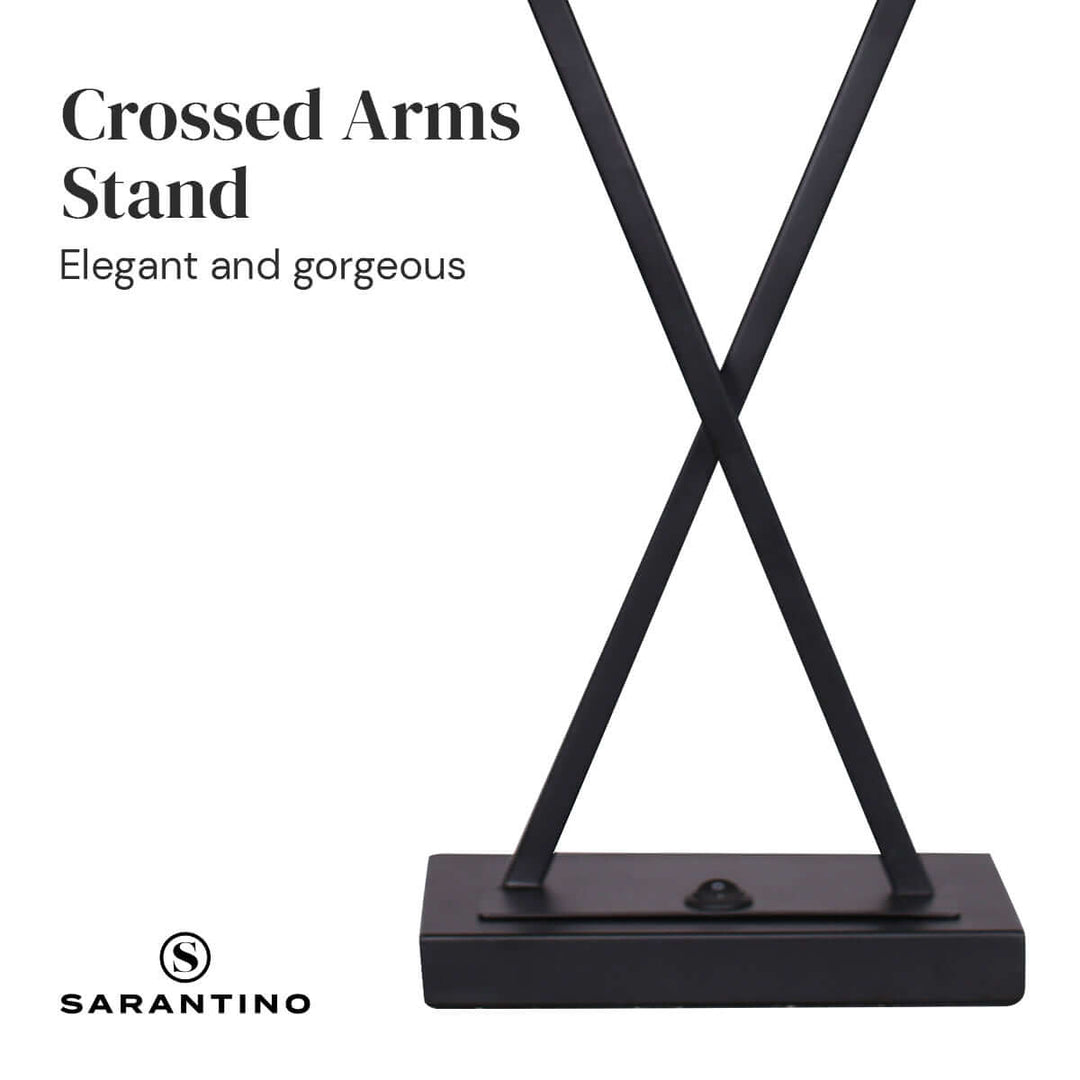 _label_, DSZ Product, feed-cond-new, feed-sl-free shipping, free-shippingSarantino Metal Table Lamp Pair Rectangular Shadexstand - Premium Home & Garden > Lighting > Table Lamps from Sarantino ! Shop Online Buy Now at S & D's Value Store Family Business Best Customer Service_label_, DSZ Product, feed-cond-new, feed-sl-free shipping, free-shipping