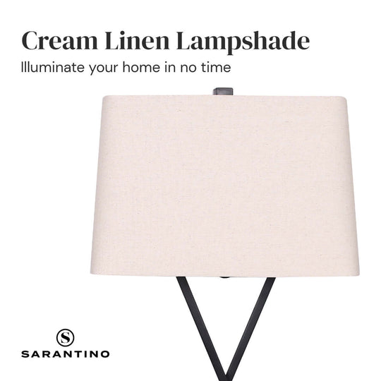 _label_, DSZ Product, feed-cond-new, feed-sl-free shipping, free-shippingSarantino Metal Table Lamp Pair Rectangular Shadexstand - Premium Home & Garden > Lighting > Table Lamps from Sarantino ! Shop Online Buy Now at S & D's Value Store Family Business Best Customer Service_label_, DSZ Product, feed-cond-new, feed-sl-free shipping, free-shipping