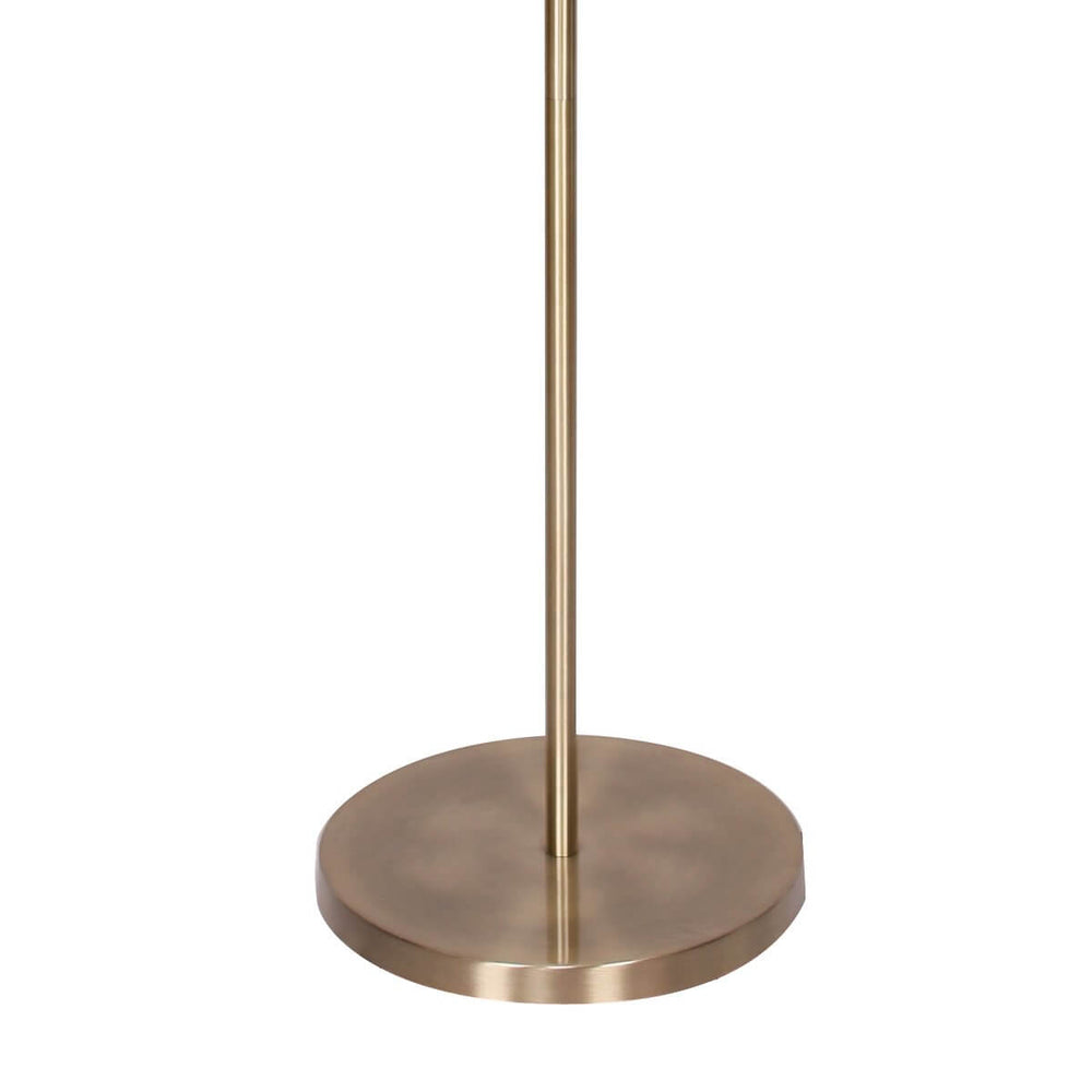 _label_, DSZ Product, feed-cond-new, feed-sl-free shipping, free-shipping, newSarantino Metal Floor Lamp In Antique Brass Finish With Cream Linen Fabric Shade - Premium Home & Garden > Lighting > Night Lights & Ambient Lighting from Sarantino ! Shop Online Buy Now at S & D's Value Store Family Business Best Customer Service_label_, DSZ Product, feed-cond-new, feed-sl-free shipping, free-shipping, new