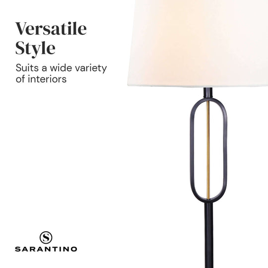 _label_, DSZ Product, feed-cond-new, feed-sl-free shipping, free-shippingSarantino Classic Floor Lamp With Empire Shade - Premium Home & Garden > Lighting > Night Lights & Ambient Lighting from Sarantino ! Shop Online Buy Now at S & D's Value Store Family Business Best Customer Service_label_, DSZ Product, feed-cond-new, feed-sl-free shipping, free-shipping