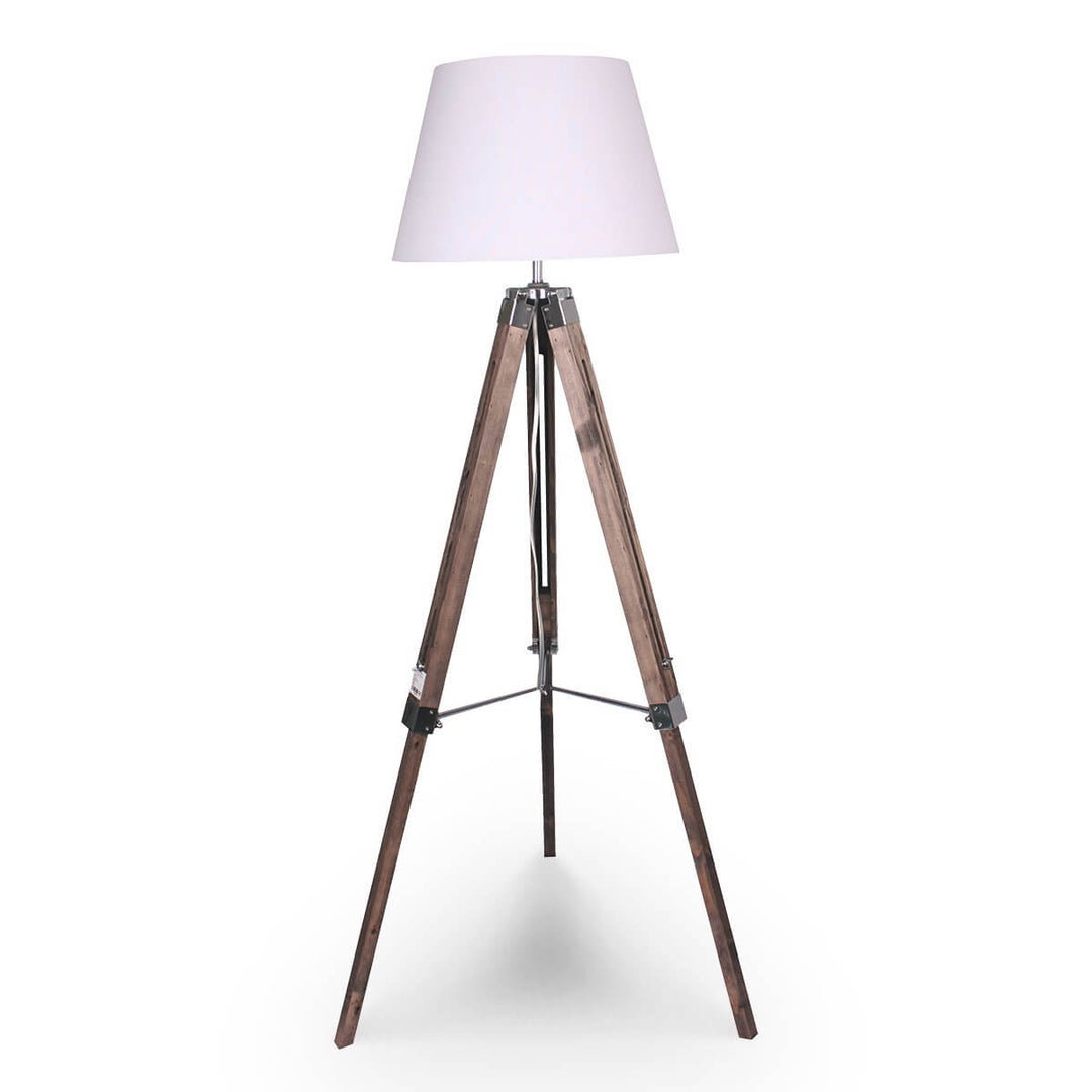 _label_, DSZ Product, feed-cond-new, feed-sl-free shipping, free-shipping, newSarantino Solid Wood Tripod Floor Lamp Adjustable Height White Shade - Premium Home & Garden > Shading > Umbrellas & Sunshades from Sarantino ! Shop Online Buy Now at S & D's Value Store Family Business Best Customer Service_label_, DSZ Product, feed-cond-new, feed-sl-free shipping, free-shipping, new