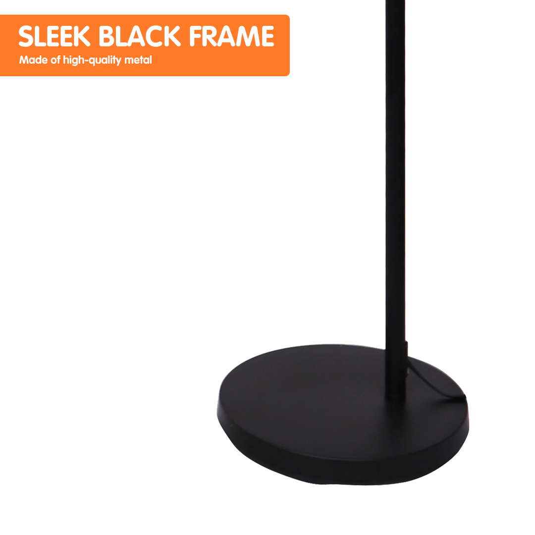 _label_, DSZ Product, feed-cond-new, feed-sl-free shipping, free-shippingSarantino Metal Arc Arm Floor Lamp Shade Black - Premium Home & Garden > Lighting > Floor Lamps from Sarantino ! Shop Online Buy Now at S & D's Value Store Family Business Best Customer Service_label_, DSZ Product, feed-cond-new, feed-sl-free shipping, free-shipping