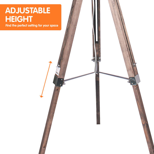 _label_, DSZ Product, feed-cond-new, feed-sl-free shipping, free-shipping, newSarantino Timber Tripod Floor Lamp Adjustable Height Taper Fabric - Premium Home & Garden > Shading > Umbrellas & Sunshades from Sarantino ! Shop Online Buy Now at S & D's Value Store Family Business Best Customer Service_label_, DSZ Product, feed-cond-new, feed-sl-free shipping, free-shipping, new