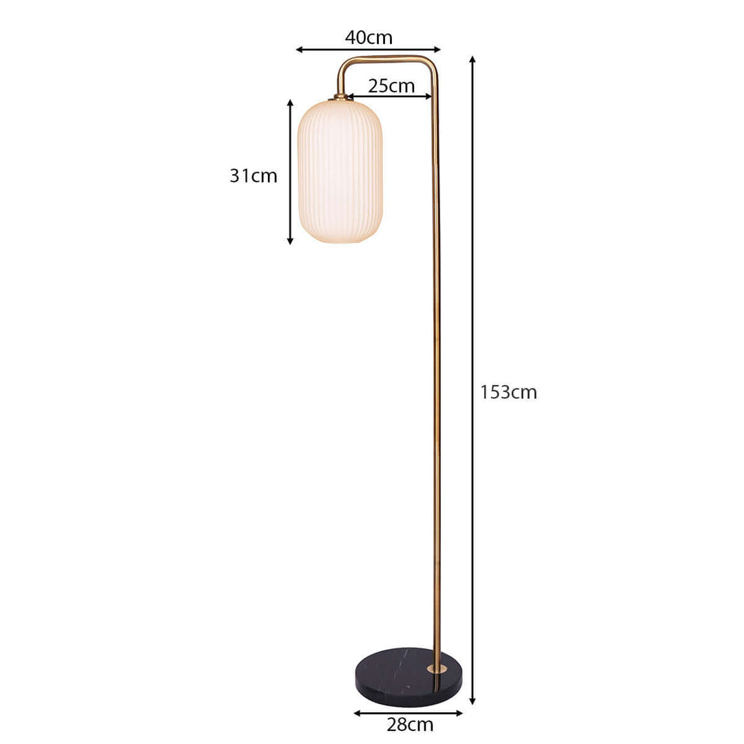 DSZ Product, feed-cond-new, feed-sl-DSZ Freight PayableSarantino Metal Floor Lamp With Opal Glass Shade - Premium Home & Garden > Lighting > Table Lamps from Sarantino ! Shop Online Buy Now at S & D's Value Store Family Business Best Customer ServiceDSZ Product, feed-cond-new, feed-sl-DSZ Freight Payable