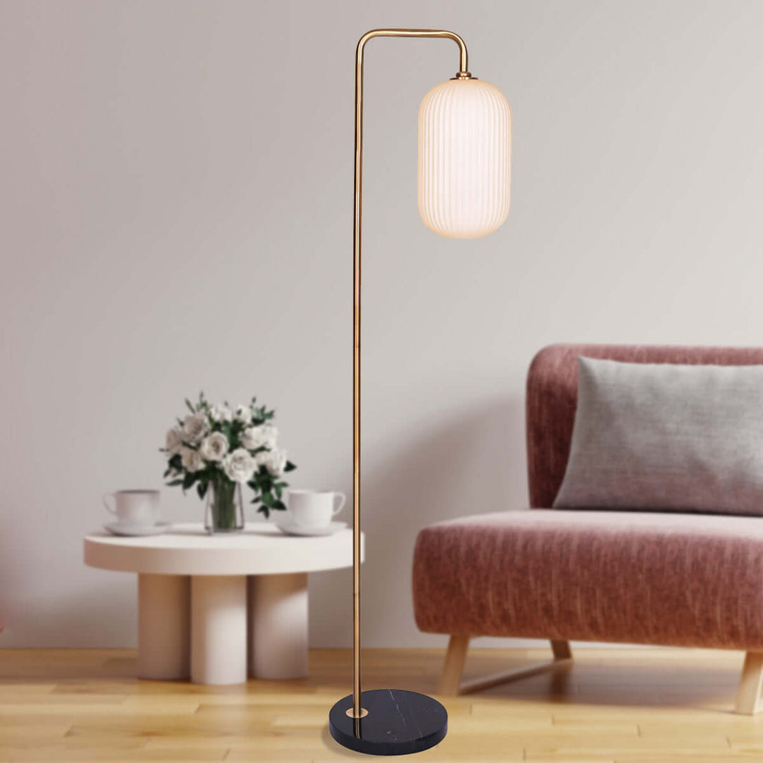 DSZ Product, feed-cond-new, feed-sl-DSZ Freight PayableSarantino Metal Floor Lamp With Opal Glass Shade - Premium Home & Garden > Lighting > Table Lamps from Sarantino ! Shop Online Buy Now at S & D's Value Store Family Business Best Customer ServiceDSZ Product, feed-cond-new, feed-sl-DSZ Freight Payable