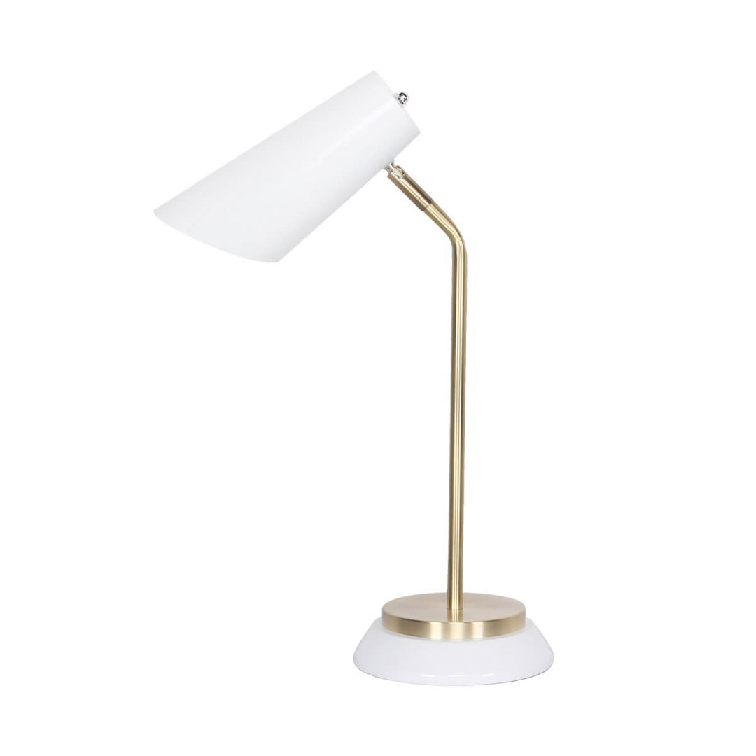 _label_, DSZ Product, feed-cond-new, feed-sl-free shipping, free-shippingSarantino Electric Reading Light Table Lamp Brass Finish - White - Premium Home & Garden > Lighting > Night Lights & Ambient Lighting from Sarantino ! Shop Online Buy Now at S & D's Value Store Family Business Best Customer Service_label_, DSZ Product, feed-cond-new, feed-sl-free shipping, free-shipping