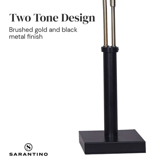 _label_, DSZ Product, feed-cond-new, feed-sl-free shipping, free-shippingSarantino Led Metal Table Lamp With 2 Lights Brushed Gold Black Finish - Premium Home & Garden > Lighting > Ceiling Lights from Sarantino ! Shop Online Buy Now at S & D's Value Store Family Business Best Customer Service_label_, DSZ Product, feed-cond-new, feed-sl-free shipping, free-shipping