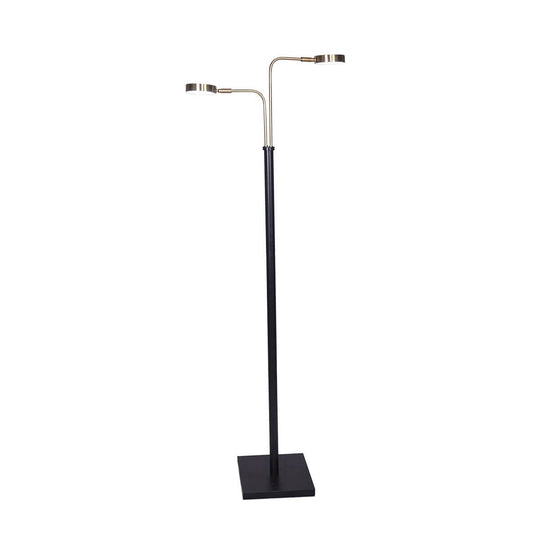 _label_, DSZ Product, feed-cond-new, feed-sl-free shipping, free-shippingSarantino Led Metal Floor Lamp With 2 Lights In Brushed Gold And Black Finish - Premium Home & Garden > Lighting > Night Lights & Ambient Lighting from Sarantino ! Shop Online Buy Now at S & D's Value Store Family Business Best Customer Service_label_, DSZ Product, feed-cond-new, feed-sl-free shipping, free-shipping