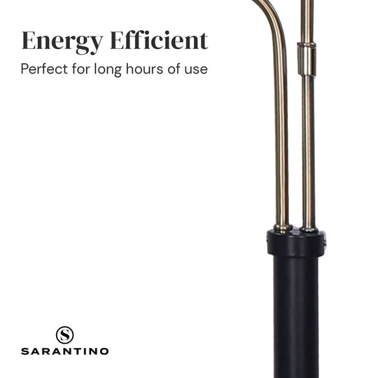 _label_, DSZ Product, feed-cond-new, feed-sl-free shipping, free-shippingSarantino Led Metal Floor Lamp With 2 Lights In Brushed Gold And Black Finish - Premium Home & Garden > Lighting > Night Lights & Ambient Lighting from Sarantino ! Shop Online Buy Now at S & D's Value Store Family Business Best Customer Service_label_, DSZ Product, feed-cond-new, feed-sl-free shipping, free-shipping