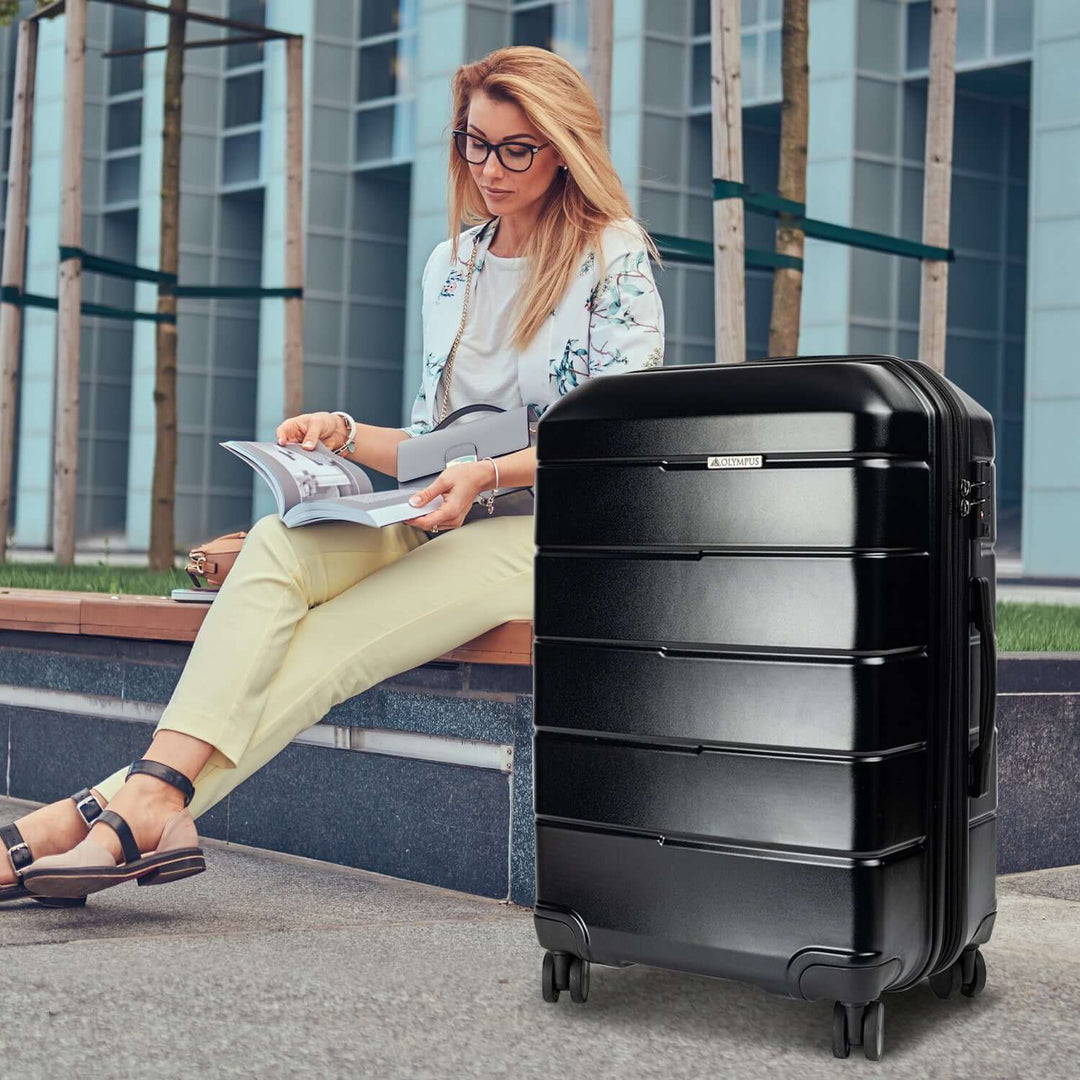 DSZ Product, feed-cond-new, feed-sl-DSZ Freight Payable, newOlympus Artemis 28In Hard Shell Suitcase Abs+Pc Jet Black - Premium Home & Garden > Travel > Suitcases from Olympus ! Shop Online Buy Now at S & D's Value Store Family Business Best Customer ServiceDSZ Product, feed-cond-new, feed-sl-DSZ Freight Payable, new