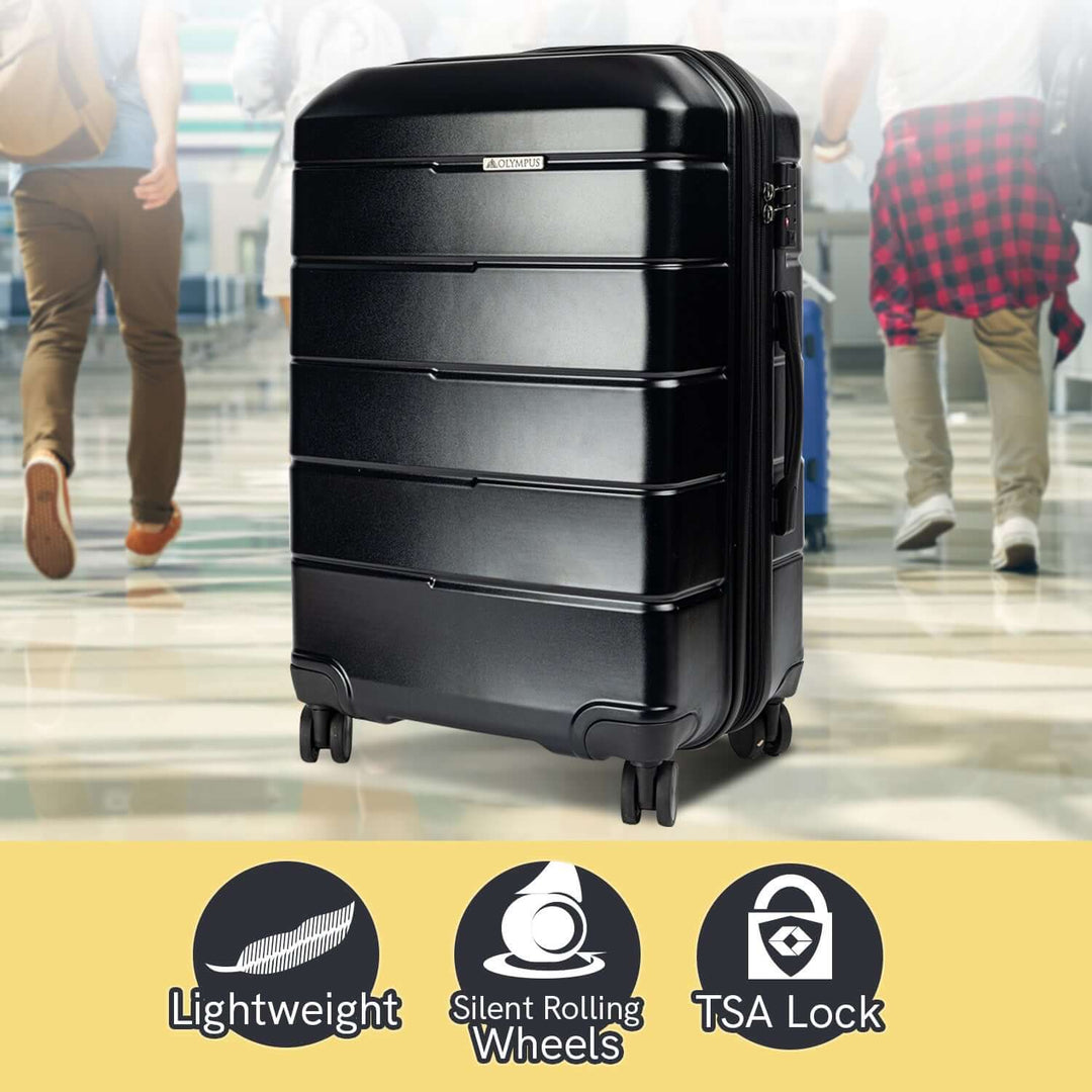 DSZ Product, feed-cond-new, feed-sl-DSZ Freight Payable, newOlympus Artemis 28In Hard Shell Suitcase Abs+Pc Jet Black - Premium Home & Garden > Travel > Suitcases from Olympus ! Shop Online Buy Now at S & D's Value Store Family Business Best Customer ServiceDSZ Product, feed-cond-new, feed-sl-DSZ Freight Payable, new