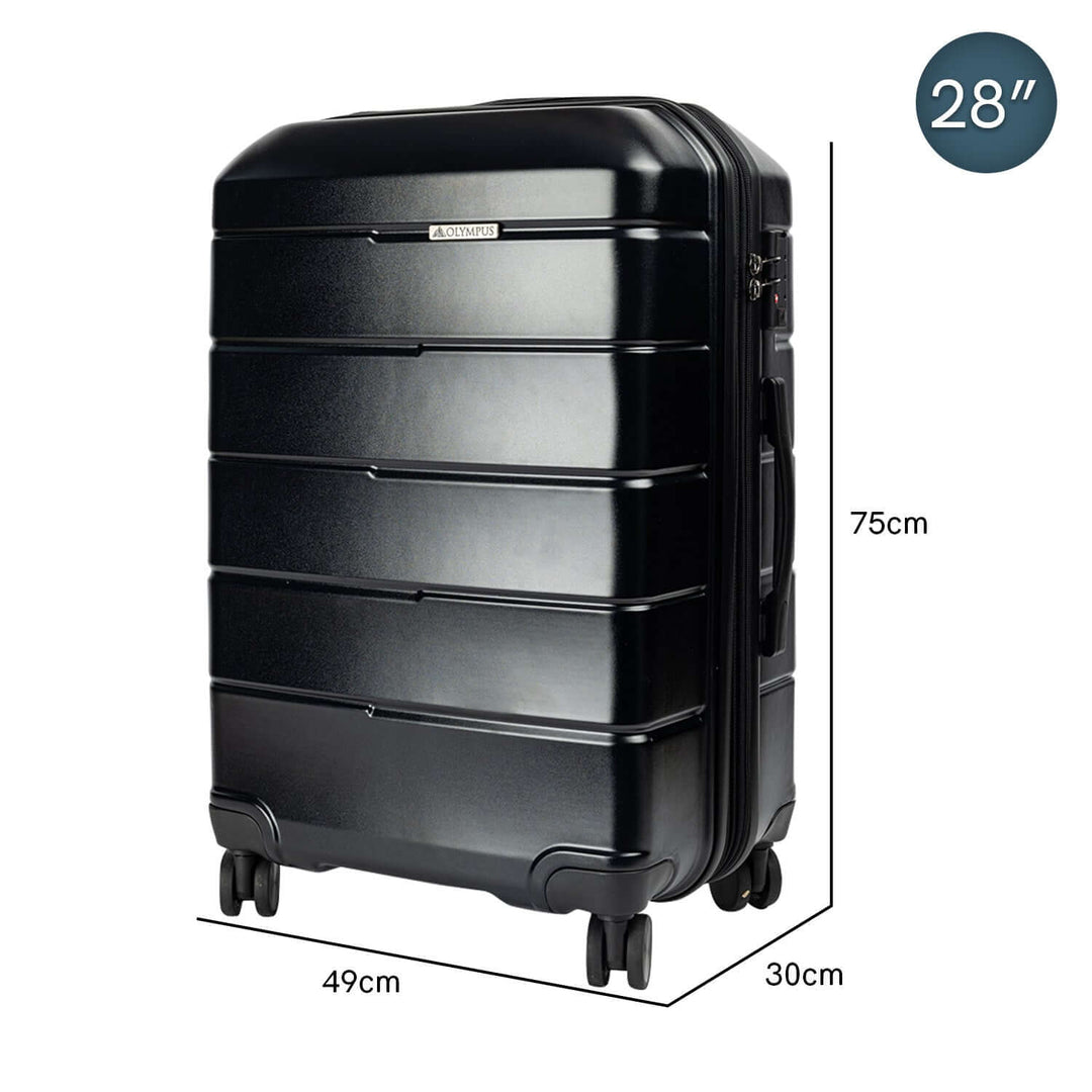 DSZ Product, feed-cond-new, feed-sl-DSZ Freight Payable, newOlympus Artemis 28In Hard Shell Suitcase Abs+Pc Jet Black - Premium Home & Garden > Travel > Suitcases from Olympus ! Shop Online Buy Now at S & D's Value Store Family Business Best Customer ServiceDSZ Product, feed-cond-new, feed-sl-DSZ Freight Payable, new