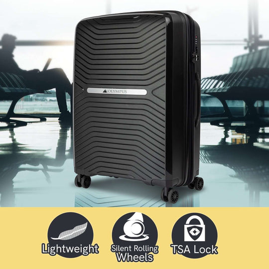 DSZ Product, feed-cond-new, feed-sl-DSZ Freight Payable, newOlympus  Astra 29In Lightweight Hard Shell Suitcase - Obsidian Black - Premium Home & Garden > Travel > Suitcases from Olympus ! Shop Online Buy Now at S & D's Value Store Family Business Best Customer ServiceDSZ Product, feed-cond-new, feed-sl-DSZ Freight Payable, new