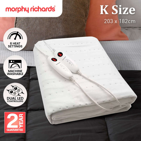 _label_, DSZ Product, feed-cond-new, feed-sl-free shipping, free-shippingMorphy Richards Electric Blanket - King - Premium Home & Garden > Bedding > Blankets & Throws from Morphy Richards ! Shop Online Buy Now at S & D's Value Store Family Business Best Customer Service_label_, DSZ Product, feed-cond-new, feed-sl-free shipping, free-shipping