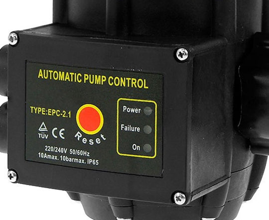 HydroActive Automatic Water Pump Controller Pressure Switch Electric Electronic Control